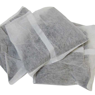 Tea bags on a white background