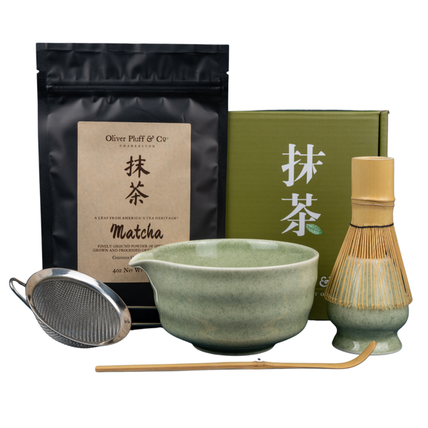 Matcha Gift Set | Matcha Bowl, Whisk, Scoop & Sifter – Oliver