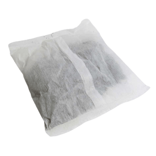 Tea bag on a white background