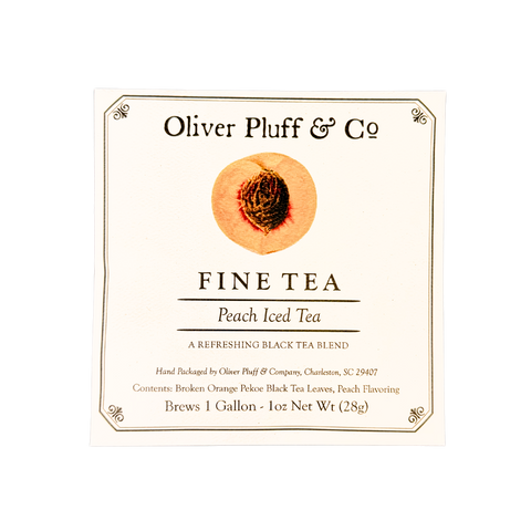 Peach Iced Tea - 1 Gallon Envelope – Oliver Pluff & Co