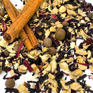  Cinnamon Sticks, Hibiscus Petals, Ginger, All Spice