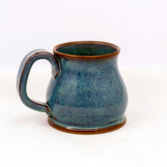 12 oz Oliver Pluff Mug - Stormy Blue -- Hand Thrown and Made in the USA