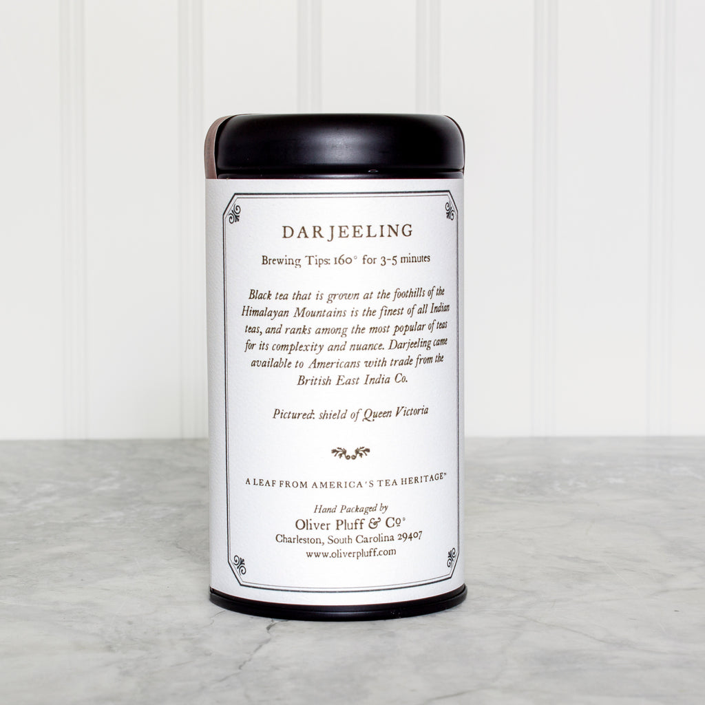 Darjeeling Teabags in Signature Tin | Oliver Pluff & Company