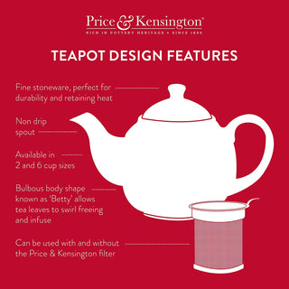 Price & Kensington 6-Cup Teapots