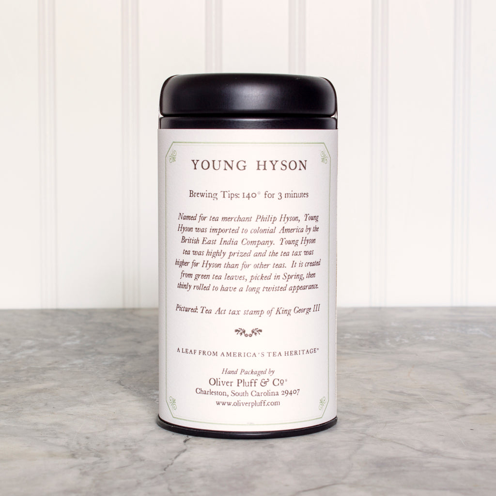 Young Hyson Tea - 20 Teabags in a Signature Tin